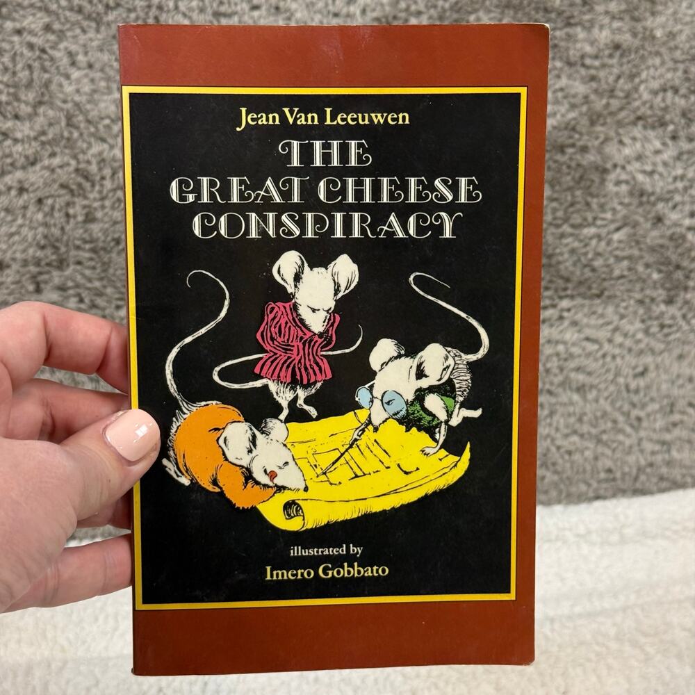 The Great Cheese Conspiracy Vintage Paperback Book Jean Van Leeuwen Gobbato